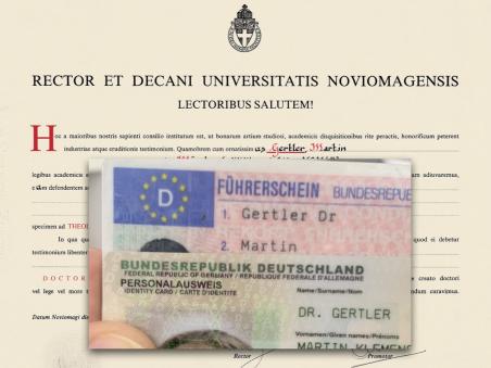 Ausweise vor Urkunde